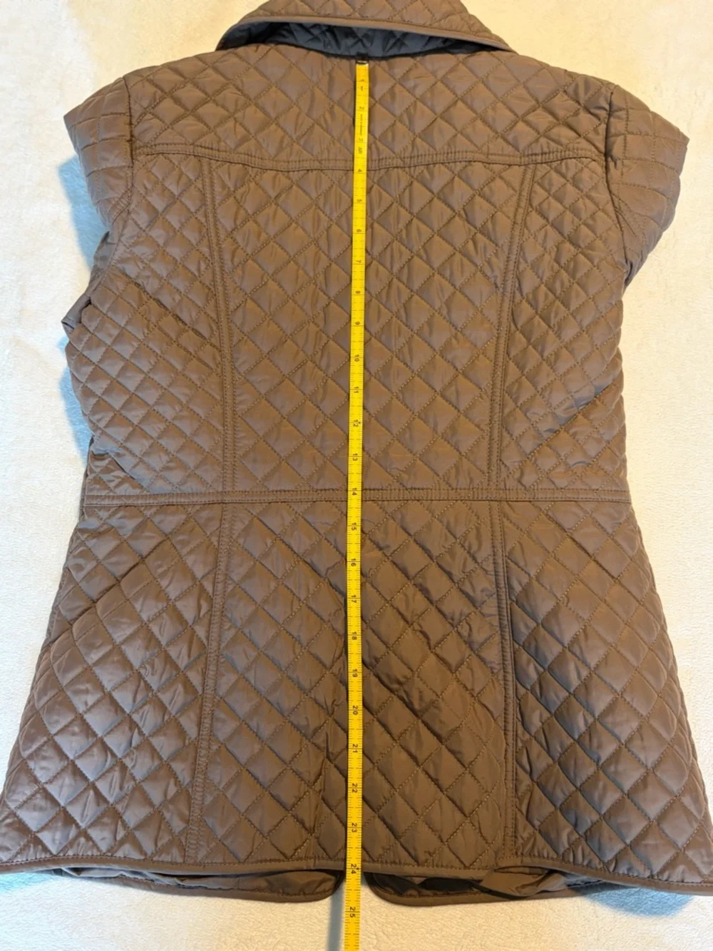 MICHAEL Michael Kors Quilted Brown Lightweight Jacket - Picture 7 of 7